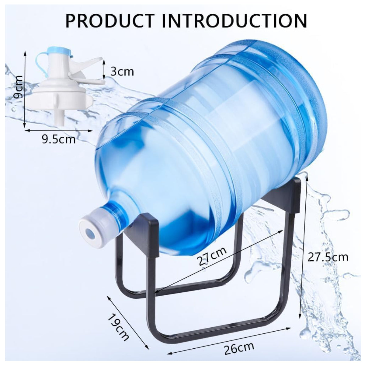 Soporte para Botellon de Agua con Valvul