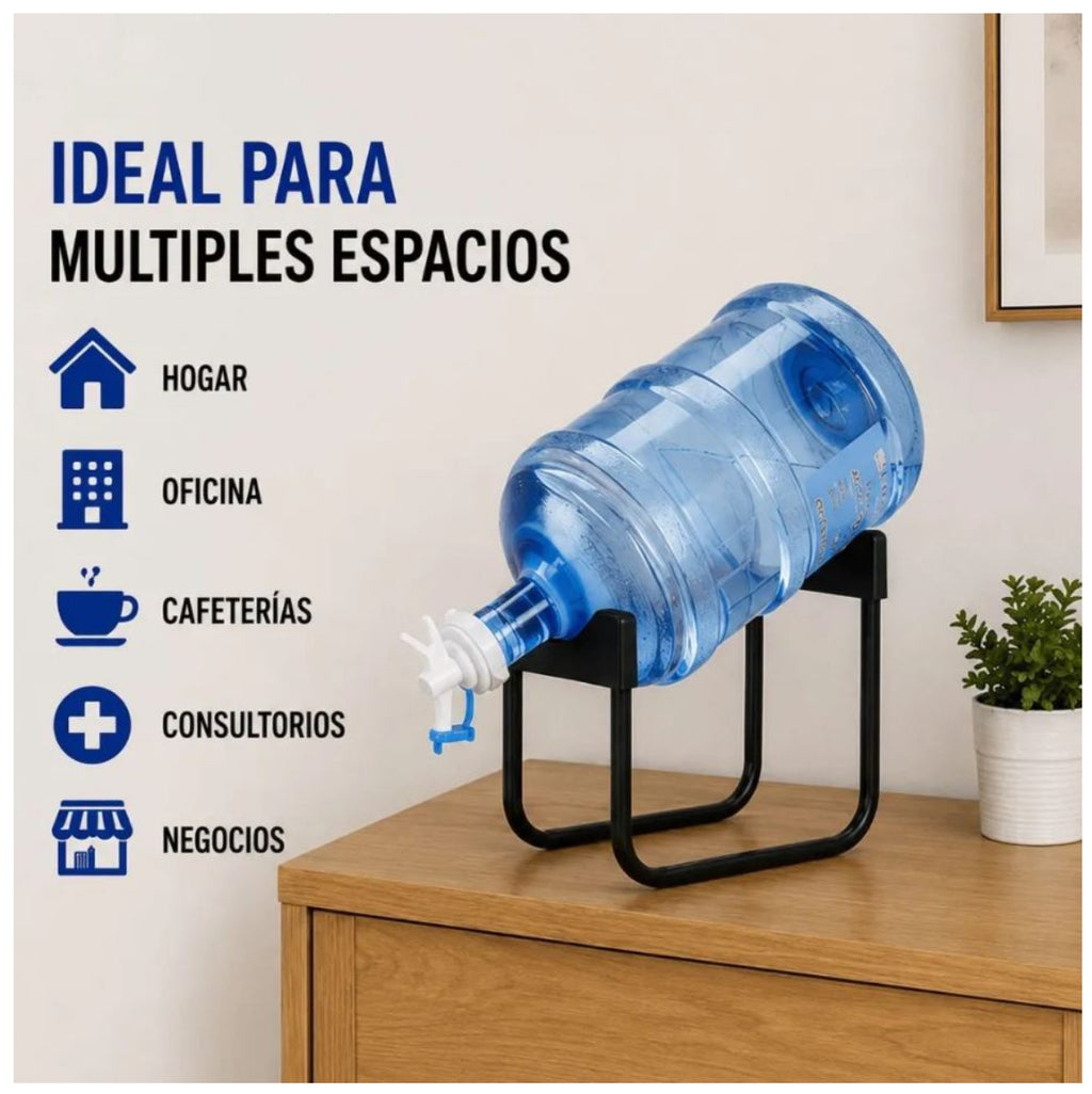Soporte para Botellon de Agua con Valvul