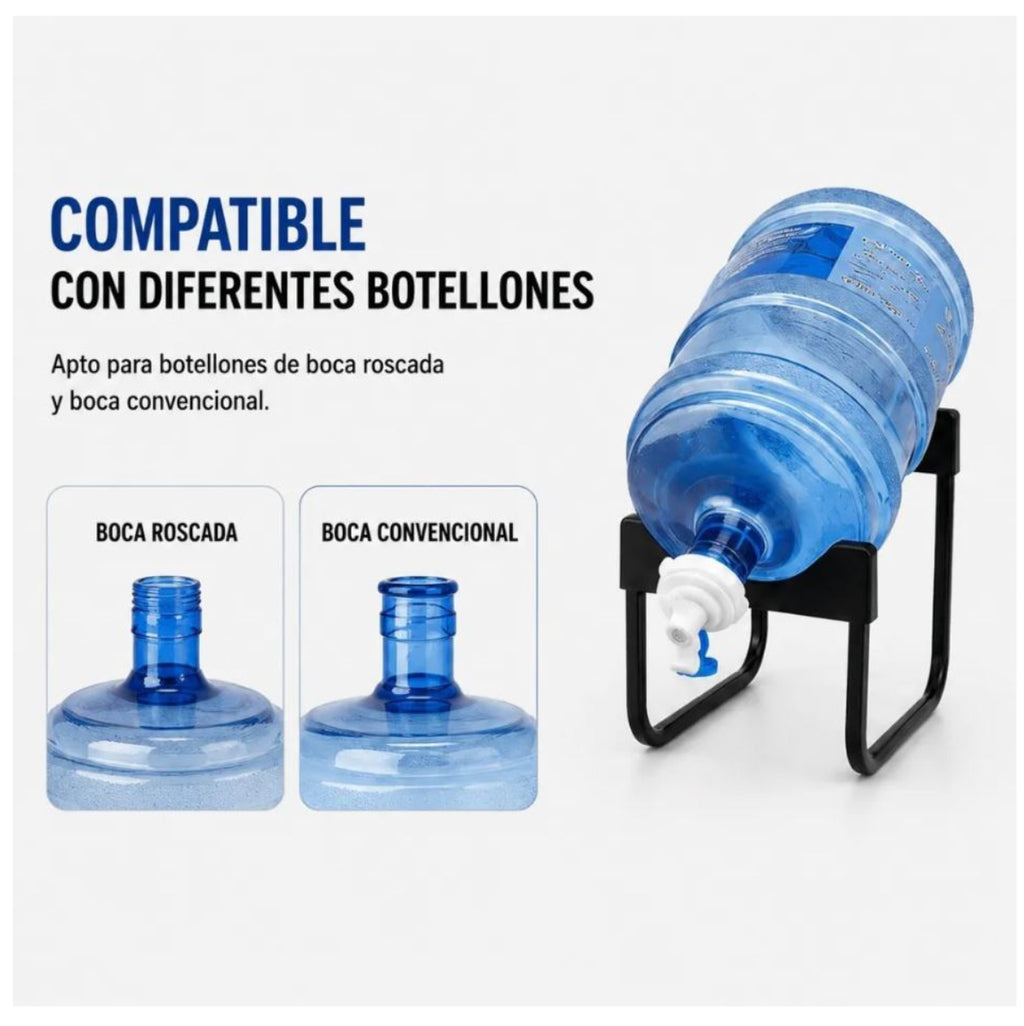 Soporte para Botellon de Agua con Valvul